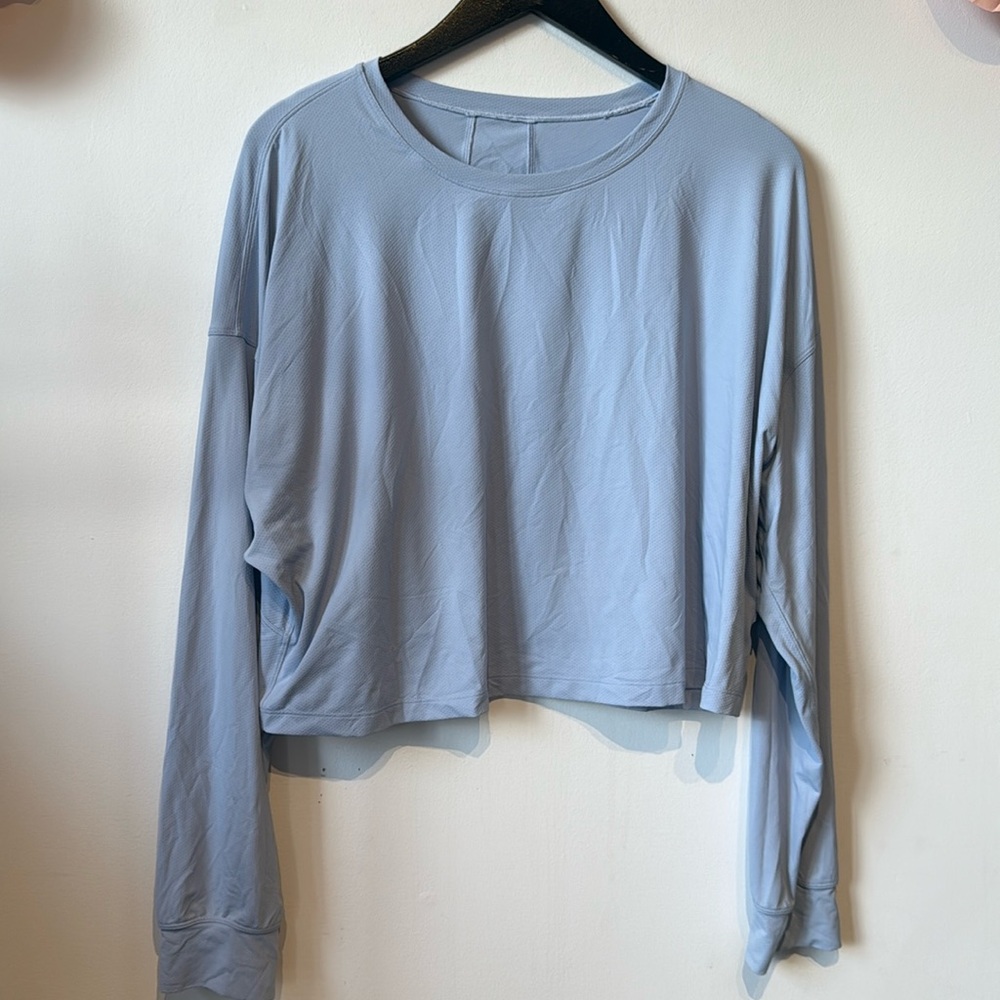 Lululemon swiftly tech cropped longsleeve no size